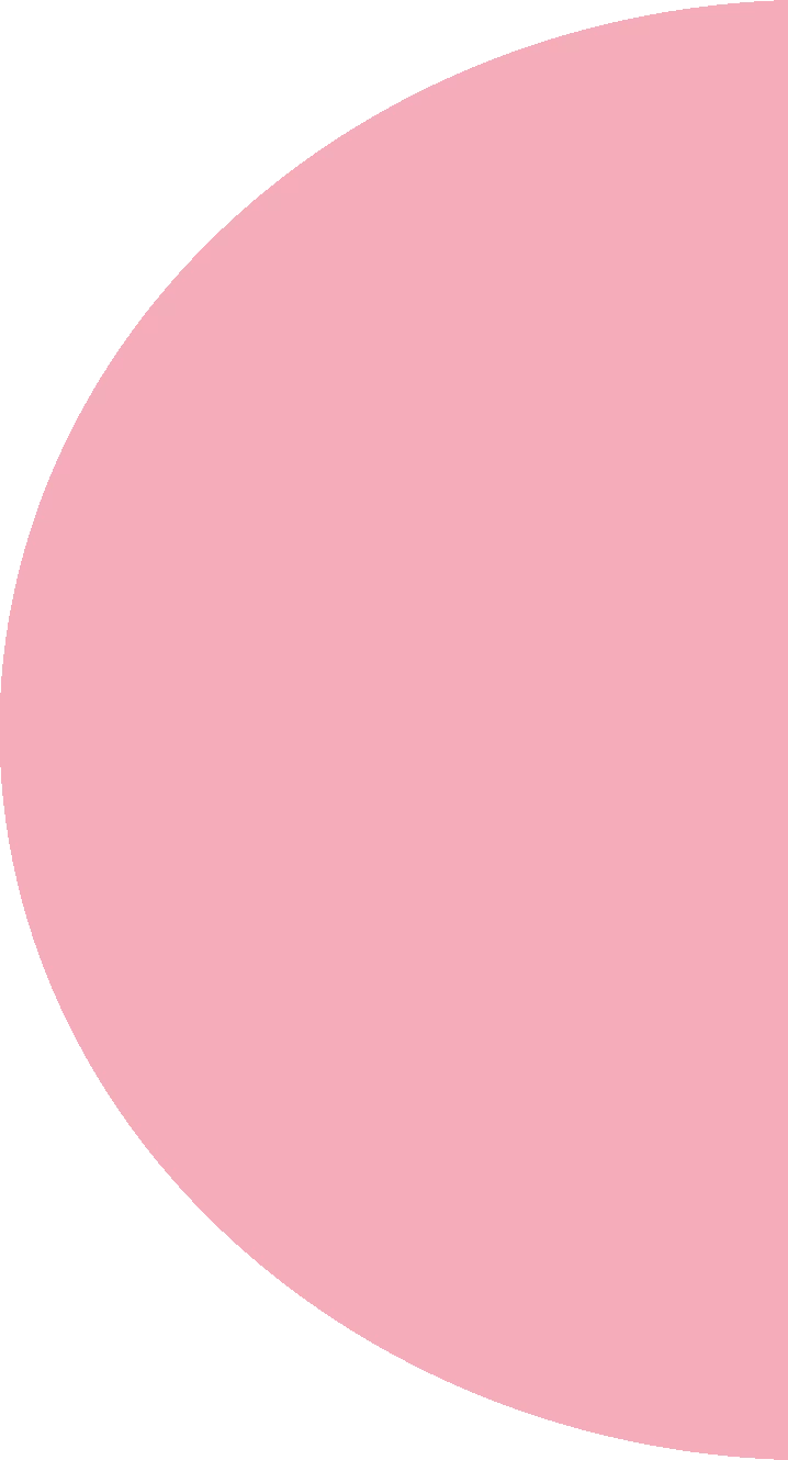 half circle pink